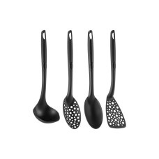 ARDESTO Kitchen utensils set Gemini Gourmet, 4pcs, plastic, black (AR3804GG)