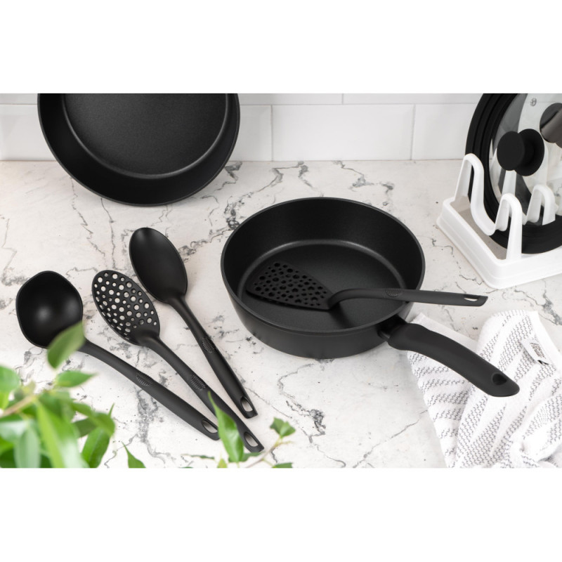 ARDESTO Kitchen utensils set Gemini Gourmet, 4pcs, plastic, black (AR3804GG)