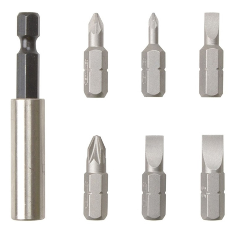 Stanley Bit set, with magnetic holder, 1/4 , 7 pcs. (1-68-738)