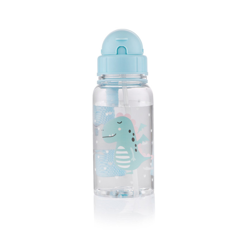 ARDESTO Бутылка для воды детская Dino, 500мл, пластик, зеленый (AR2252PE)