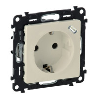 Legrand Combined socket Valena LIFE schuko with grounding + USB-С 1.5A 5V, ivory (753235)