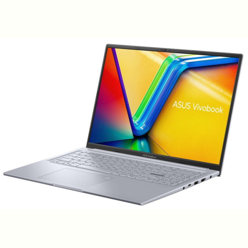 Ноутбук Asus Vivobook 16X OLED M3604YA-L2285 (90NB11A2-M00CM0); 16" 4K (3840x2400) OLED глянцевый , AMD Ryzen 5 7430U (2.3 - 4.3 ГГц) , RAM 16 ГБ , SSD 512 ГБ , AMD Radeon Graphics , без ОП , Wi-Fi , Bluetooth , веб-камера , Без ОС , 1.76 кг , серебристый , подсветка клавиатуры