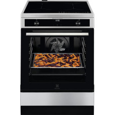 Electrolux Плита електрична індукційна, 73л, 60x60см, дисплей, конвекція, пара, нерж (LKI66021AX)