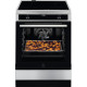 Electrolux Плита  электрическая индукционная, 73л, 60x60см, дисплей, конвекция, пар, нерж (LKI66021AX)
