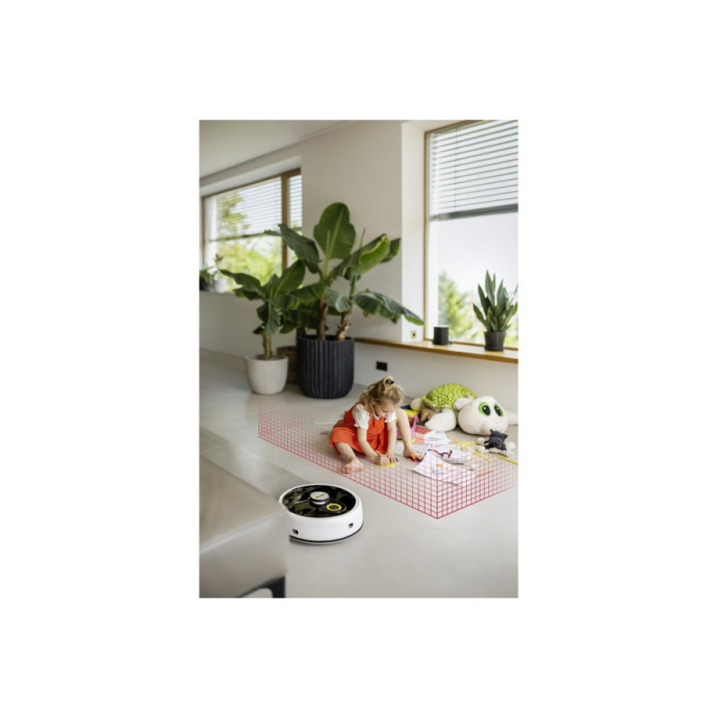 Karcher robot VC RCF 3, h=12cm, wet cleaning, dust cont -0.115L, water -0.43L, battery operation up to 120min, smartph.control, white (1.269-660.0)