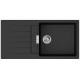 Hansgrohe Kitchen set, granite sink S520-F480 + tap Focus M41, dispenser A41, black graphite-black matt (43358600)
