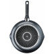 Tefal Day by Day pan with lid, 28cm, with lid, aluminum, bakelite, glass, black (B5580623UA)
