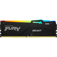 Kingston Пам'ять ПК Kingston DDR5 64GB KIT (32GBx2) 6000 FURY Beast (KF560C36BBEAK2-64)
