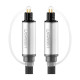 Кабель мультимедийный Optical Toslink 1.5m AV108 black Ugreen (10542)