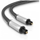 Кабель мультимедийный Optical Toslink 1.5m AV108 black Ugreen (10542)