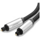 Кабель мультимедийный Optical Toslink 1.5m AV108 black Ugreen (10542)
