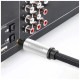 Кабель мультимедийный Optical Toslink 1.5m AV108 black Ugreen (10542)