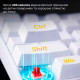 Клавиатура Ajazz NK68 Red Switch USB UA White (NK68-R-W)