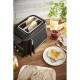 Tefal Тостер Includeo 850Вт, разморозка, пластик, черный (TT533811)