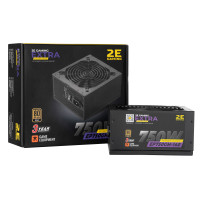 2E Gaming Блок питания Extra Power (750W) >90% 80+ Gold 140мм 1xMB 24pin(20+4) 1xCPU 8pin(4+4) 4xMolex 6xSATA 4xPCIe 8pin(6+2) Fully Modular (2E-EP750GM-140)