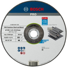 Bosch Диск відрізний Bosch Professional для нержавіючої сталі та металу 230x1.9x22.23мм (2.608.601.514)