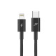 Дата кабель USB-C to Lightning 1.0m 20W CL-07B Black Grand-X (CL-07B)