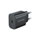 Зарядное устройство Vention 1xUSB-C PD20W + cable USB-C to Lightning black (G17B0-EU)
