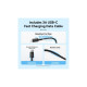 Зарядное устройство Vention 1xUSB-C PD20W + cable USB-C to Lightning black (G17B0-EU)
