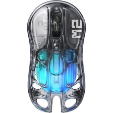 GravaStar Миша Mercury M2, BT/WL/USB-A, RGB, чорно-прозорий (GRAVASTARM2_XTAL_BLK)