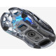 GravaStar Миша Mercury M2, BT/WL/USB-A, RGB, чорно-прозорий (GRAVASTARM2_XTAL_BLK)