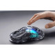 GravaStar Миша Mercury M2, BT/WL/USB-A, RGB, чорно-прозорий (GRAVASTARM2_XTAL_BLK)