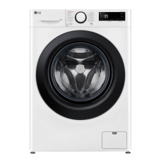 LG WM front load, 8kg, 1200, A, 48cm, display, steam, invertor, white (F2Y5PS6W)