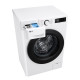 LG WM front load, 8kg, 1200, A, 48cm, display, steam, invertor, white (F2Y5PS6W)