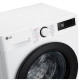 LG WM front load, 8kg, 1200, A, 48cm, display, steam, invertor, white (F2Y5PS6W)