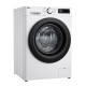 LG WM front load, 8kg, 1200, A, 48cm, display, steam, invertor, white (F2Y5PS6W)