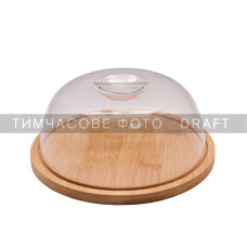 ARDESTO Блюдо з кришкою Midori, 18.5х1х7.8см, бамбук, пластик (AR0932)