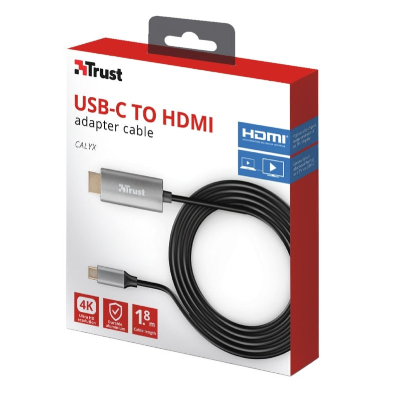 Trust Cabel Calyx USB-C to HDMI Adapter Cable (23332_TRUST)