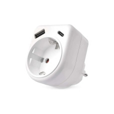 Зарядное устройство EMOS 1xUSBA + 1xUSBC PD20W (P0075)