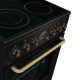 Gorenje Плита электрическая стеклокерамическая, 70л, ExtraSteam, 50x60см, черный (GECS5B70CLB)