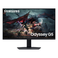 Монитор Samsung 27" Odyssey G5 LS27DG500 (LS27DG500EIXCI) IPS Black 180Hz; 2560х1440, 1 мс, 350 кд,м2, DisplayPort, HDMI