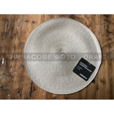 ARDESTO Serving mat, 30х45cm, PP, oval, black (AR3323RBG)
