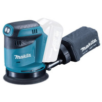 Makita Шліфмашина ексцентрикова DBO180Z акумуляторна, 18В, 125мм, 7000/9500/11000 об/хв, 1.7 кг, SOLO