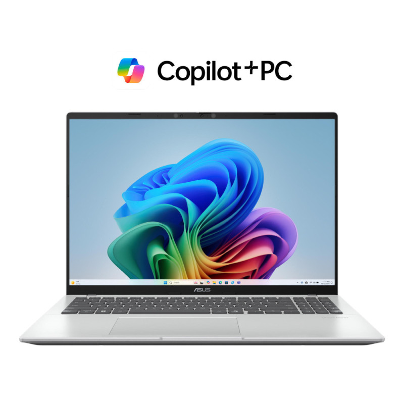 ASUS Notebook Vivobook 16 X1607QA-MB055W 16  WUXGA IPS, Snapdragon X X1 26 100, 16GB, F512GB, UMA, Win11, Silver (90NB15Z2-M004X0)