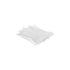 Стяжка Top Tools біла, 2.5x100 мм, пластик, 100 шт. (44E950)