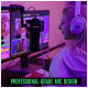 Микрофон Streamplify MIC PRO-192-RGB-ST Black (SPMC-MP3C327.11)