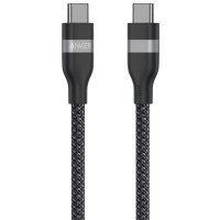 Дата кабель USB-C to USB-C 1.8m 240W upcycled-braided black Anker (A82E2H12)