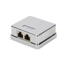 Digitus Настінна розетка DIGITUS CАТ 6A STP 2xRJ45, 8P8C, для зовнішньої проводки (DN-93713)