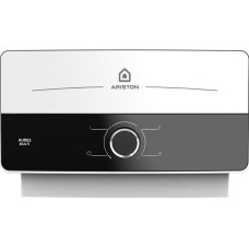 Ariston electric water heater, instantaneous AURES SM 7.7, 4.4 l/min, 7.7 kW, horizontal installation, mechanical control, A, Vietnam, white and black (3195213)