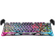 GravaStar Клавиатура механическая Mercury V75 Pro 80keys, Magnetic Jade Gaming, 8K, USB-A, RGB, Neon Graffiti (GS_V75_PRO_CG_BLK)