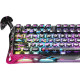 GravaStar Клавиатура механическая Mercury V75 Pro 80keys, Magnetic Jade Gaming, 8K, USB-A, RGB, Neon Graffiti (GS_V75_PRO_CG_BLK)