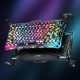 GravaStar Клавиатура механическая Mercury V75 Pro 80keys, Magnetic Jade Gaming, 8K, USB-A, RGB, Neon Graffiti (GS_V75_PRO_CG_BLK)