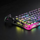 GravaStar Клавиатура механическая Mercury V75 Pro 80keys, Magnetic Jade Gaming, 8K, USB-A, RGB, Neon Graffiti (GS_V75_PRO_CG_BLK)