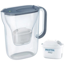 Brita Фільтр-глечик Brita Style Essential MXPro 2.4л (1.4л очищеної води) + 3 картриджа сіро-блакитний (1058103)