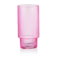 ARDESTO Long glasses set, 380ml, 2pcs, glass, pink (AR2638SPN)