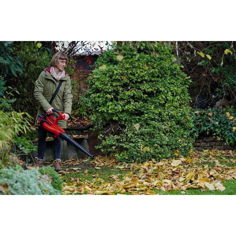 Einhell Battery-powered garden blower-vacuum GE-LB 36/230 Li E - Solo, 36V PXC, 230 km/h, 700 cubic meters/h, 45 l, 3.1 kg, without battery and charger (3433630)